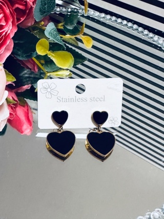 KOLCZYKI WISZĄCE SERCA