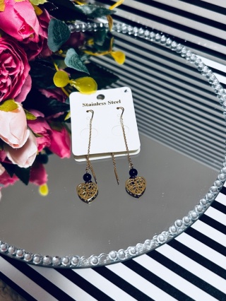 KOLCZYKI WISZĄCE SERCA