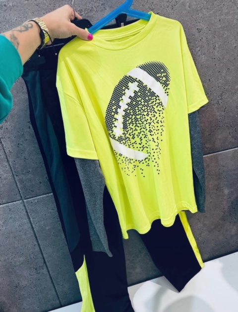 KOMPLET BLUZKA + SPODNIE