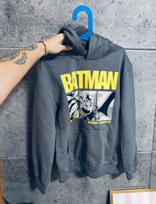 BLUZA Z KAPTUREM BATMAN
