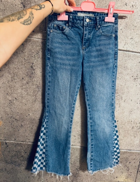 SPODNIE JEANSOWE DZWONY