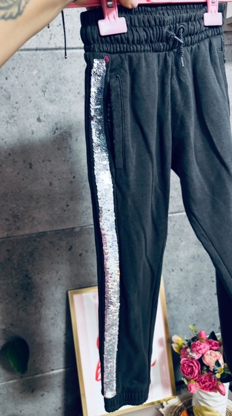 SPODNIE DRESOWE Z LAMPASEM NUTMEG