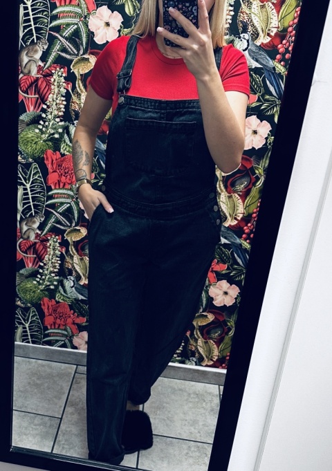 OGRODNICZKI JEANSOWE ASOS