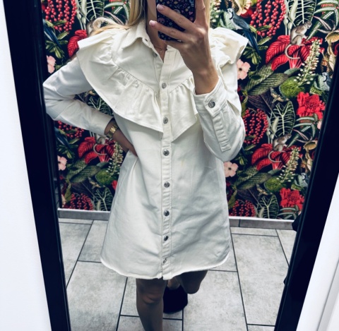SUKIENKA JEANSOWA ZARA