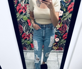 SPODNIE JEANSOWE MISSDENIM