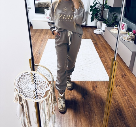 KOMPLET DRESOWY MASEŁKO LA MANUE BEŻ