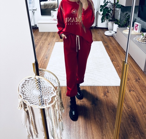 KOMPLET DRESOWY MASEŁKO LA MANUE MALINA