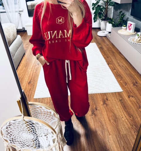 KOMPLET DRESOWY MASEŁKO LA MANUE MALINA