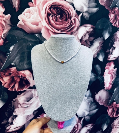 NASZYJNIK PERŁY/SERCE