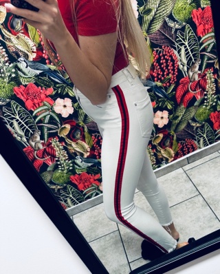 SPODNIE JEANSOWE LAMPAS STRADIVARIUS