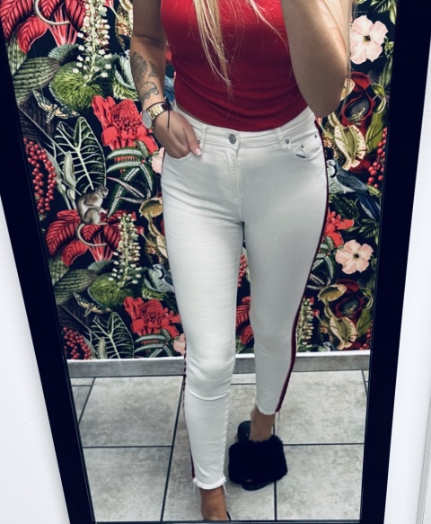 SPODNIE JEANSOWE LAMPAS STRADIVARIUS