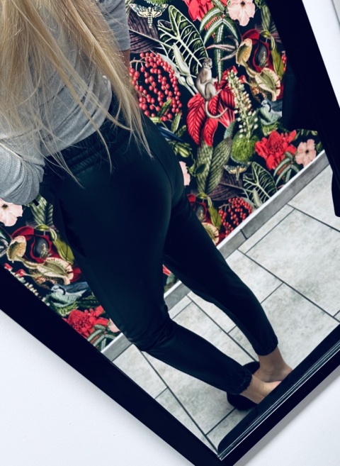 SPODNIE SKÓRZANE JOGGER