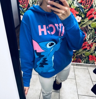 BLUZA Z KAPTUREM STITCH