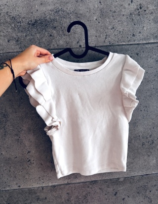 BLUZKA FALBANKI ZARA M