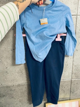 KOMPLET BLUZKA + SPODNIE 98