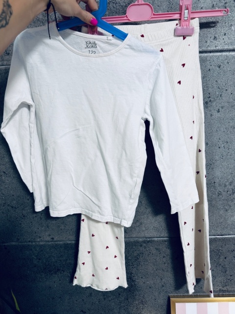 KOMPLET SPODNIE+BLUZKA F&F 122