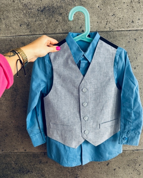 KOSZULA+KAMIZELKA GEORGE 104