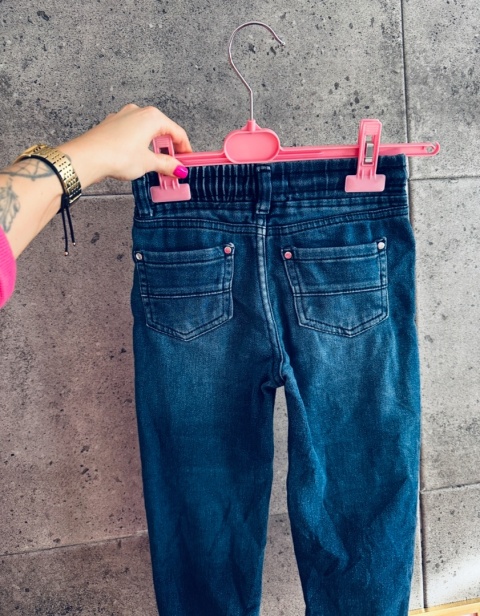 SPODNIE JEANSOWE 122/128