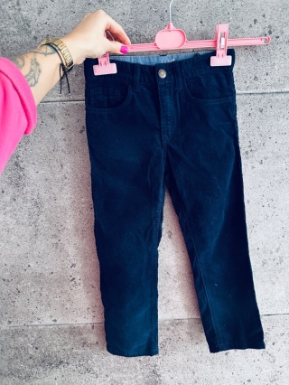 SPODNIE SZTRUKSOWE H&M 110