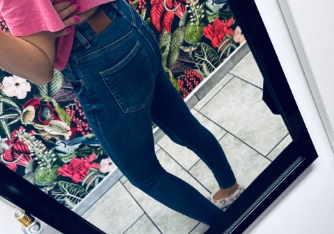 SPODNIE RURKI ZARA 34/XS