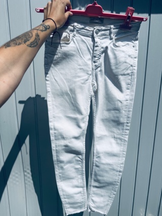 SPODNIE RURKI ZARA S