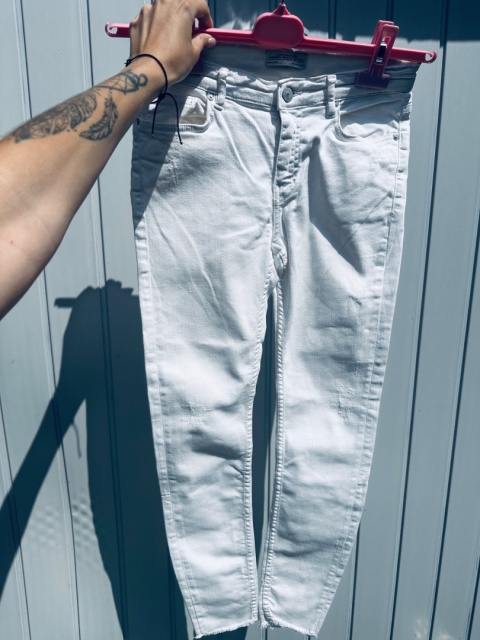 SPODNIE RURKI ZARA S