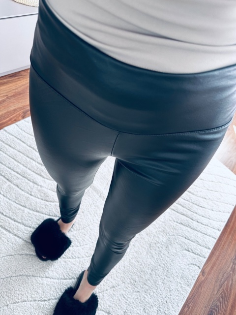 LEGGINSY SKÓRZANE